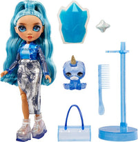 Thumbnail for Rainbow High Anziehpuppe Classic Rainbow Fashion Doll - Skyler (blue)