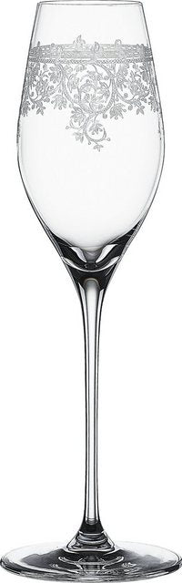 SPIEGELAU Champagnerglas Arabesque, Kristallglas, 300 ml, 6-teilig, Made in Europe