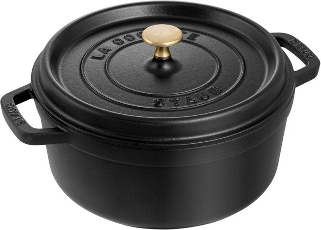 Staub Bräter Cocotte, Gusseisen (1-tlg), Gusseisen, rund, robust und langlebig, Induktion im Sale