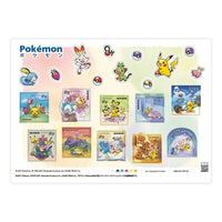 Thumbnail for POKÉMON Sammelkarte Japan Post Briefmarken Stamps 84 Yen 63 Yen (10er Set), japanisch