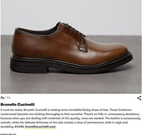 Thumbnail for BRUNELLO CUCINELLI Brunello Cucinelli Tech Vibram Sole Shell Derby Schuhe Shoes Bnwt 41,5 Sneaker