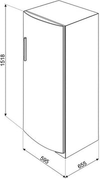 Thumbnail for Smeg Gefrierschrank CV275NF, 151,8 cm hoch, 59,5 cm breit