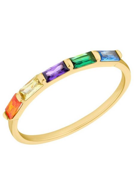 s.Oliver Fingerring Regenbogen, 2035504/-05/-06/-07, mit Zirkonia (synth) im Sale