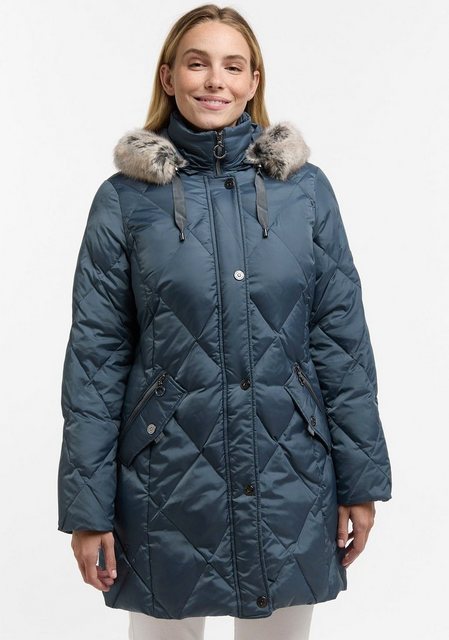 Barbara Lebek Winterjacke mit Rautensteppung