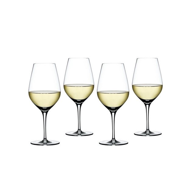 SPIEGELAU Weinglas Spiegelau Authentis Weißweinlas 420 ml 4er Set, Kristallglas im Sale