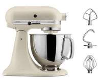 Thumbnail for KitchenAid Küchenmaschine 5KSM125EFL FRESH LINEN, 300 W, 4,8 l Schüssel