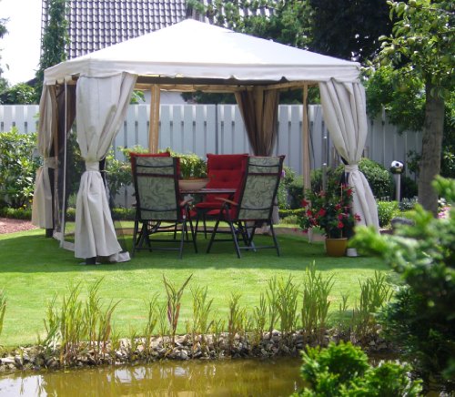 LECO Ersatzdach aus hochwertigem Polyester für den Pavillon Sahara in Naturton, 3 x 3 Meter, Garten Zubehör, Pavillondach, wetterfest, wasserabweisend imprägniert, natürliches zeitloses Design im Sale