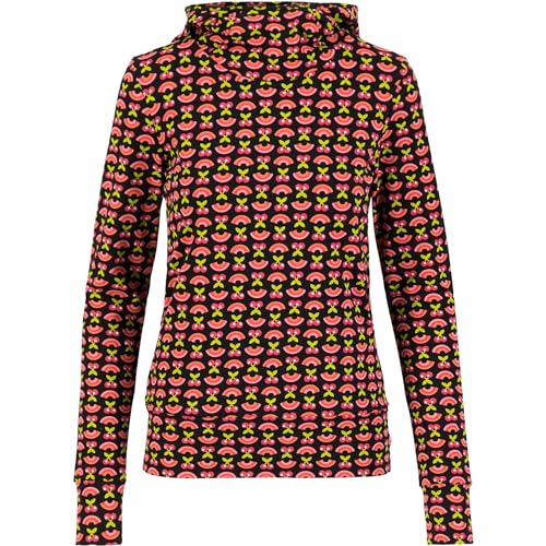 Blutsgeschwister Damen Scuba Duba Hoodie, Tutti Frutti Rainbow Dance, S