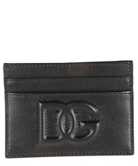 Thumbnail for Dolce & Gabbana Kartenhalter für Damen, Kalbsleder, DG Logo, in Geschenkbox, Schwarz, Geldbörse im Sale