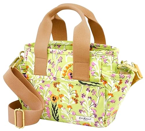 Cath Kidston Mini Tripper Crossbody Grün Stiefmütterchen Handtasche, grün, Small im Sale