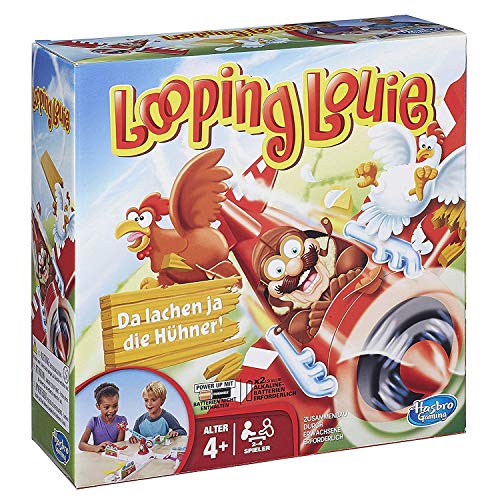 Hasbro Gaming 15692399 Looping Louie Kinderspiel, Partyspiel für Kindergeburtstage, unterhaltsames Gesellschafts und Familienspiel, Erwachsene, ab 4 Jahren, Mehrfarbig, Einheitsgröße im Sale