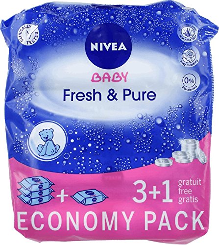 Babywipes pure & fresh 63(4 pack) 4 unités