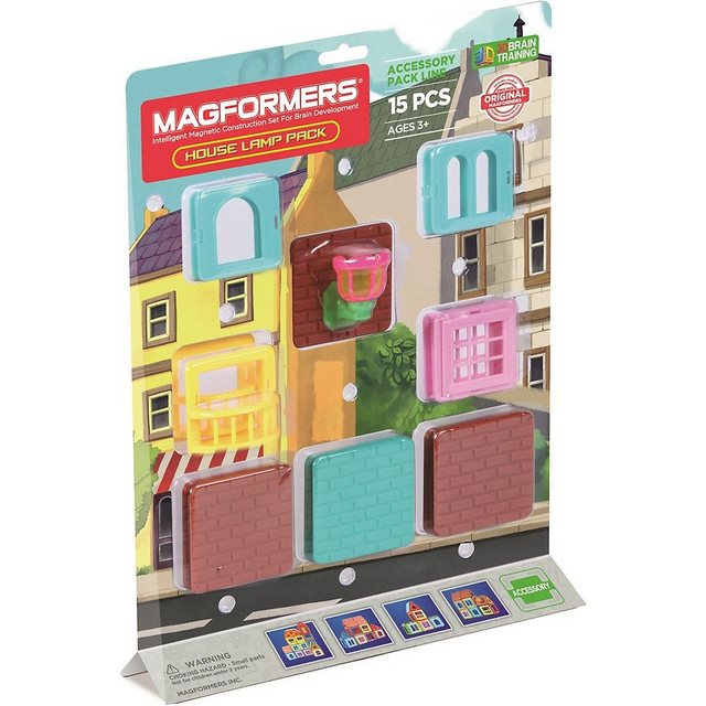 MAGFORMERS Magnetspielbausteine Magformers House Lamp Acc. 15 Teile