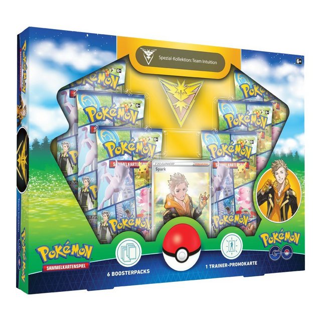 POKÉMON Sammelkarte GO Spezial Kollektion Team Intuition Weisheit Wagemut, deutsch