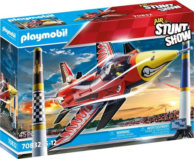 Playmobil® Konstruktions-Spielset Düsenjet Eagle (70832), Air Stuntshow, (45 St), Made in Germany