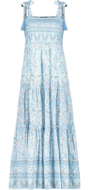 Monari Druckkleid 408646 lagoon gemustert im Sale