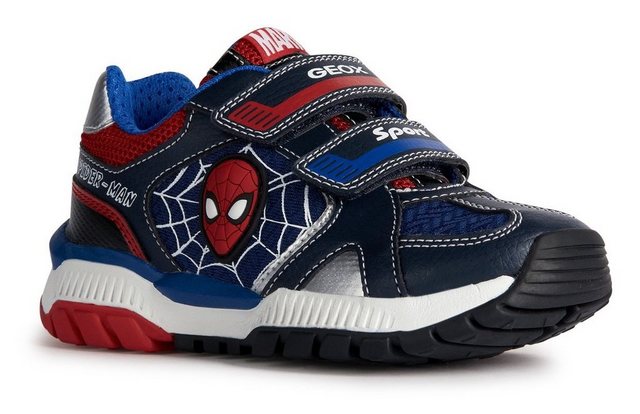 Geox J TUONO BOY Sneaker mit Spiderman Motiv, Freizeitschuh, Halbschuh, Schnürschuh im Sale