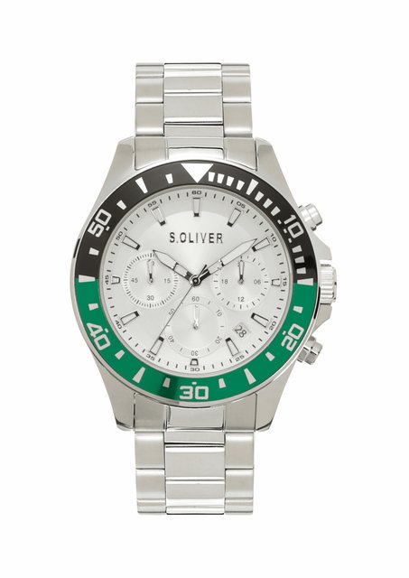 s.Oliver Chronograph s.Oliver SO-4239-MC Herren Chronograph Metallband, SO-4239-MC Herren Chronograph Metallband im Sale