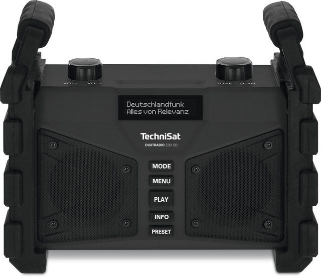 TechniSat DIGITRADIO 230 OD Baustellenradio (Digitalradio (DAB), FM-Tuner mit RDS, 12 W, Bluetooth) im Sale