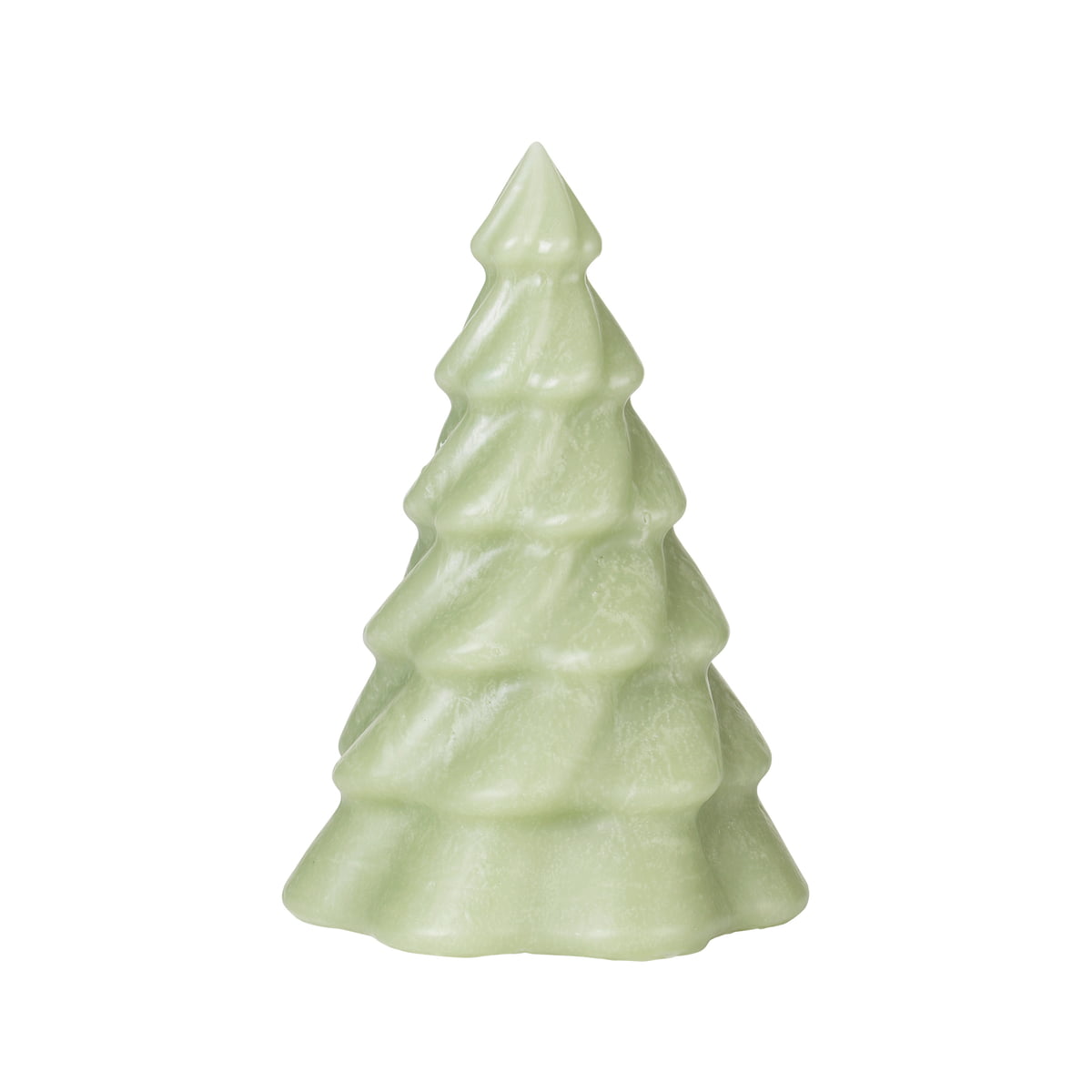 Broste Copenhagen - Pinus Weihnachtsbaumkerze, Ø 13 cm, light dusty green