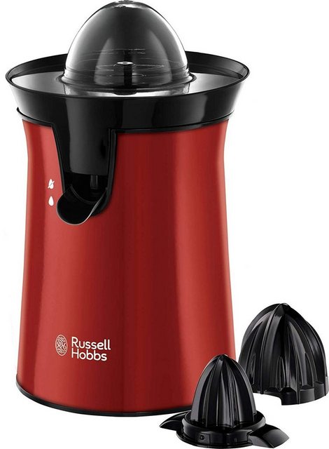 RUSSELL HOBBS Zitruspresse Colours Plus+ Flame Red 26010-56 Orangen-Saftpresse, 60 W