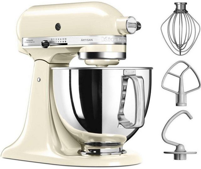 KitchenAid Küchenmaschine 5KSM125EAC ALMOND CREAM, 300 W, 4,8 l Schüssel