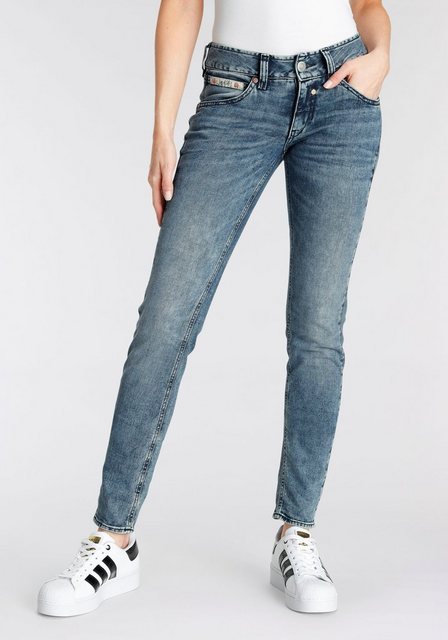 Herrlicher Slim-fit-Jeans TOUCH mit verzierten Gesäßtaschen im Sale