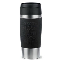 Thumbnail for Emsa Thermobecher Travel Mug Classic Kaffee Thermo - Isolierbecher Schwarz 0.36l, Edelstahl, doppelwandige Isolierung, 360°-Rundum-Trinköffnung, rutschfester Boden im Sale