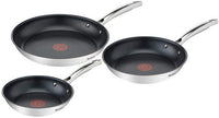 Thumbnail for Tefal Pfannen-Set 20/24/28cm G732S3, Edelstahl (je 1 Bratpfanne Ø 20, 24, 28 cm, 3-tlg., Premium Edelstahl, Induktionspfanne, Temperaturanzeiger), Induktion, Ø 28 cm