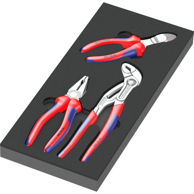 Wera Greifzange 9780 Schaumstoffeinlage KNIPEX Zangen-Set 1, 3‑teilig