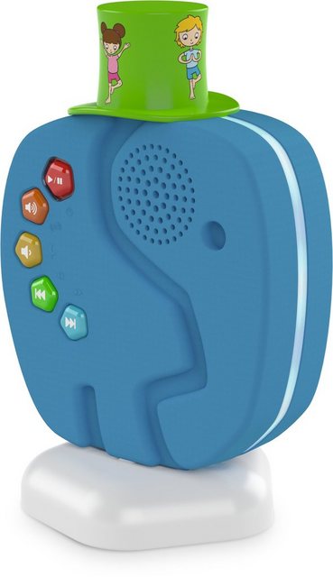 TechniSat TECHNIFANT Lautsprecher (1 W, Audioplayer, Leistungsstarker Akku, Bluetooth, Mit MP3 bespielbar)