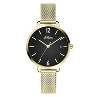 Thumbnail for s.Oliver Quarzuhr s. Oliver Time Damen Armbanduhr SO-4083-MQ, Damen Uhr im Sale