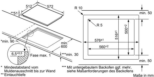 SIEMENS Elektro-Kochfeld von SCHOTT CERAN® iQ300 ET601FNP1E