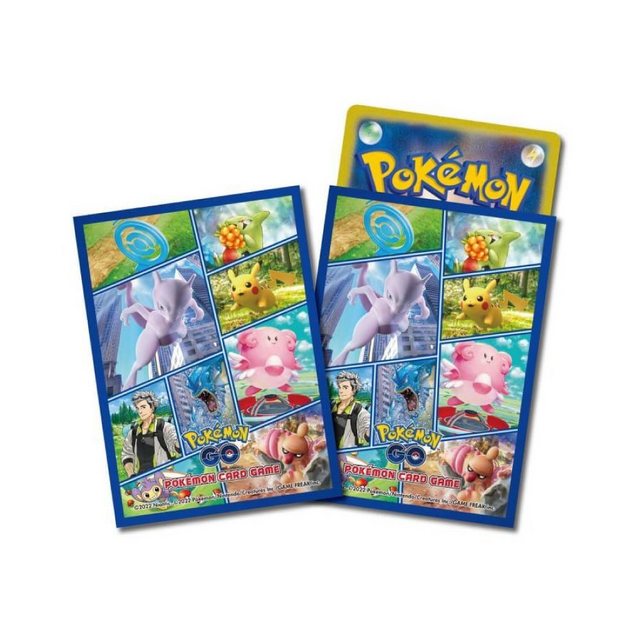 POKÉMON Sammelkarte Pokemon Center GO Card Sleeves Kartenhüllen, 64 Stück