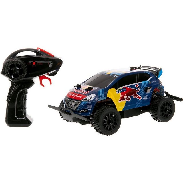 Carrera® Spielzeug-Auto CARRERA RC - 2,4GHz Red Bull Peugeot WRX 208 -