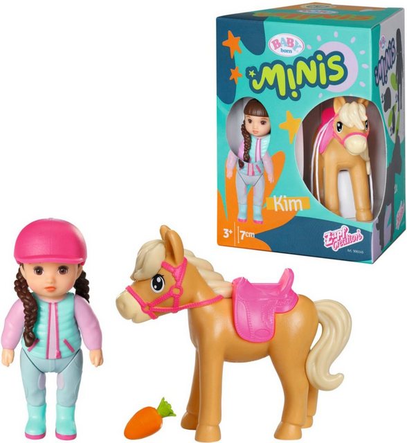 Baby Born Minipuppe Baby born® Minis Spielset Horse Fun, inklusive Baby born® Mini Puppe im Sale