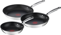 Thumbnail for Tefal Pfannen-Set Duetto+ G732S3, Edelstahl (Set, 3-tlg), Premium Edelstahl, Induktionspfanne, Temperaturanzeiger, Ø 20/24/28 cm