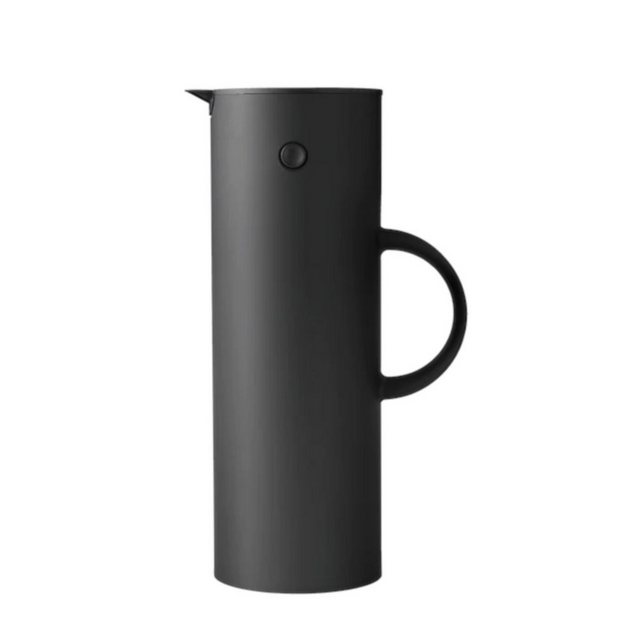 Stelton Isolierkanne EM77 Isolierkanne 1L matt schwarz, 1.00 l