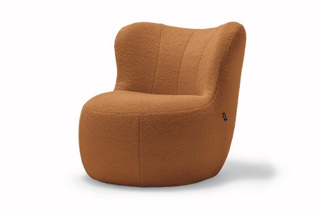 freistil ROLF BENZ Cocktailsessel freistil 173, Teddy Edition, in orangebraun, braunbeige, cremeweiß und steingrau im Sale