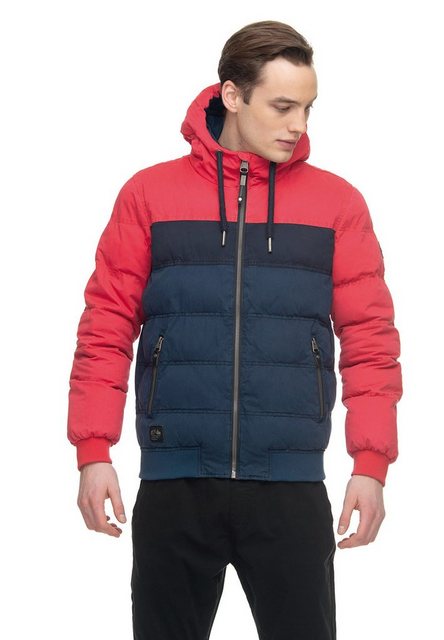 Ragwear Kurzjacke Ragwear Jacke Herren ECTOR 1922-60008 Rot Red Navy 4000 im Sale