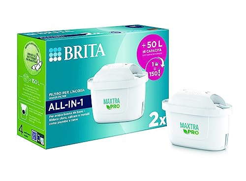 BRITA Filter 2 STK.MAXTRA All-IN-ONE, Glas, Multi-Coloured, Mittel