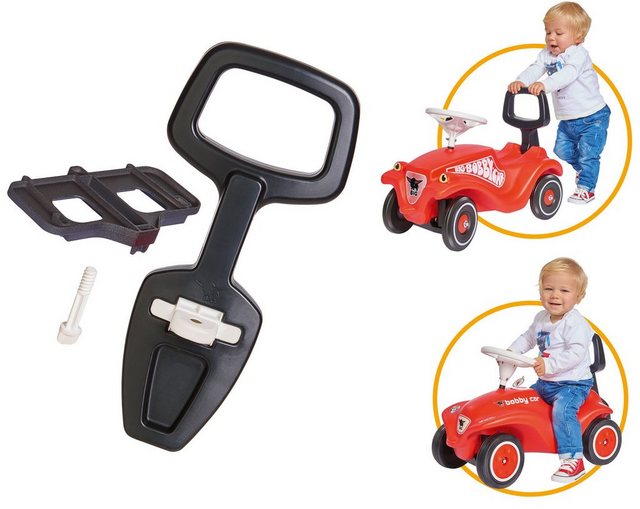 BIG Kinderfahrzeug Lauflernhilfe BIG Bobby Car Walker 2in1 Zubehör, 2in1 Rückenlehne & Lauflernhilfe, Made in Germany