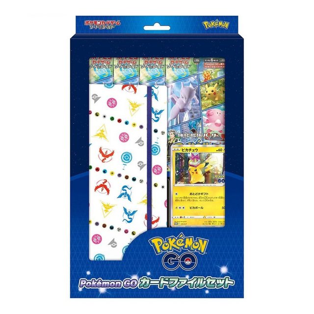 POKÉMON Sammelkarte GO s10b Pikachu Card Binder File Set, japanisch