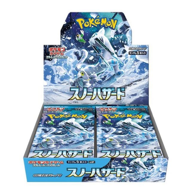 POKÉMON Sammelkarte Pokemon Snow Hazard SV2P Booster Display JP, Japanisch