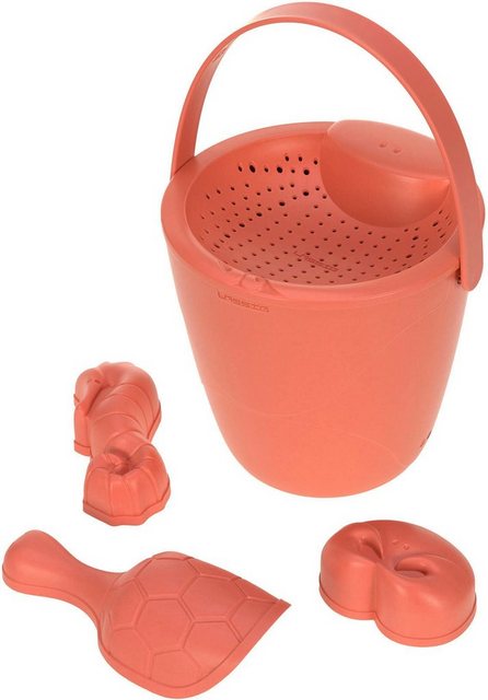 LÄSSIG Sandform-Set Sandspielzeug 5er Set »Water Friends, pink«, (Set, 5-tlg), Material aus ressourcenschonendem Biokomposit