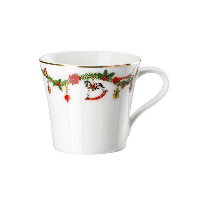 Hutschenreuther Tasse Nora Christmas Weihnachtsgeschirr, Bone China, Porzellan, 0,28 L