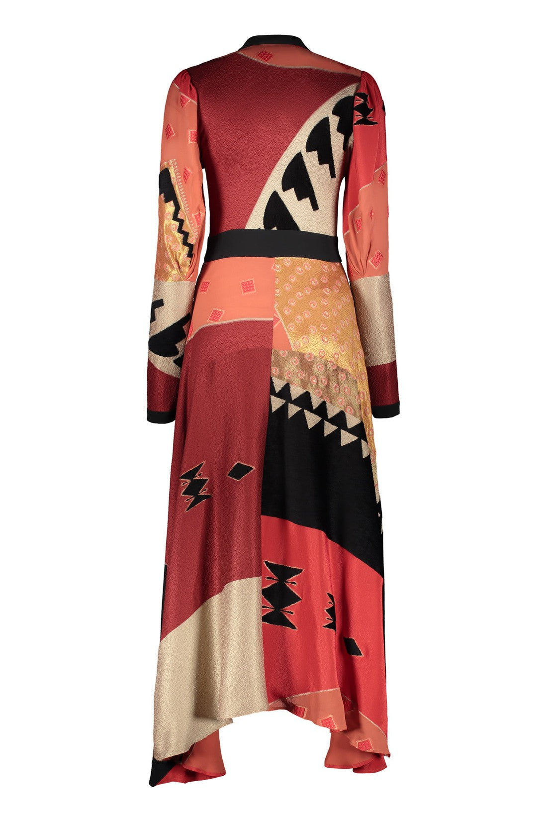 Etro Asymmetric silk blend dress im Sale