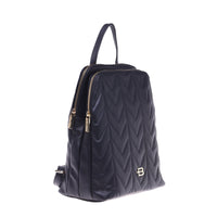 Thumbnail for Baldinini Black quilted leather rucksack im Sale