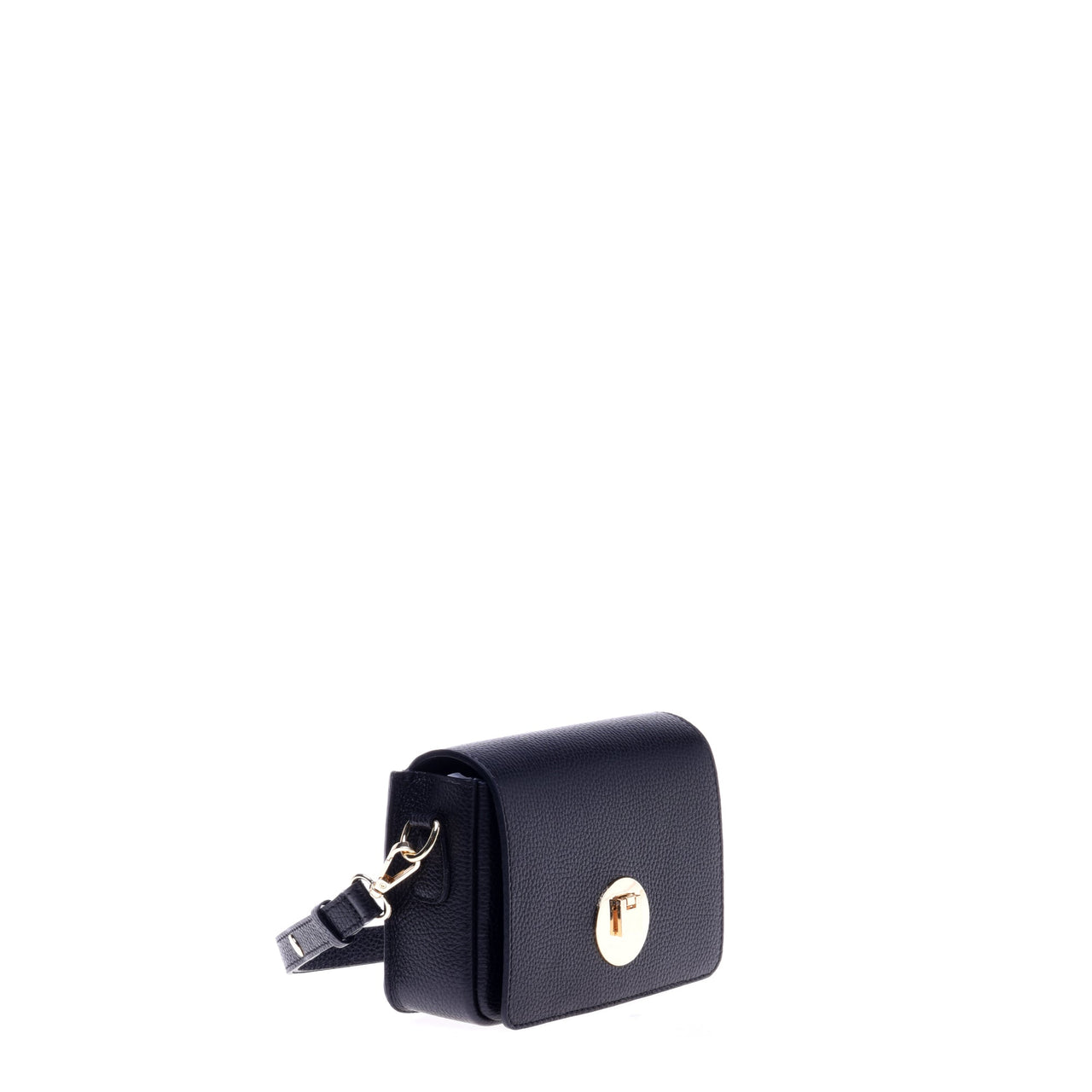 Baldinini Crossbody bag in black tumbled calfskin im Sale