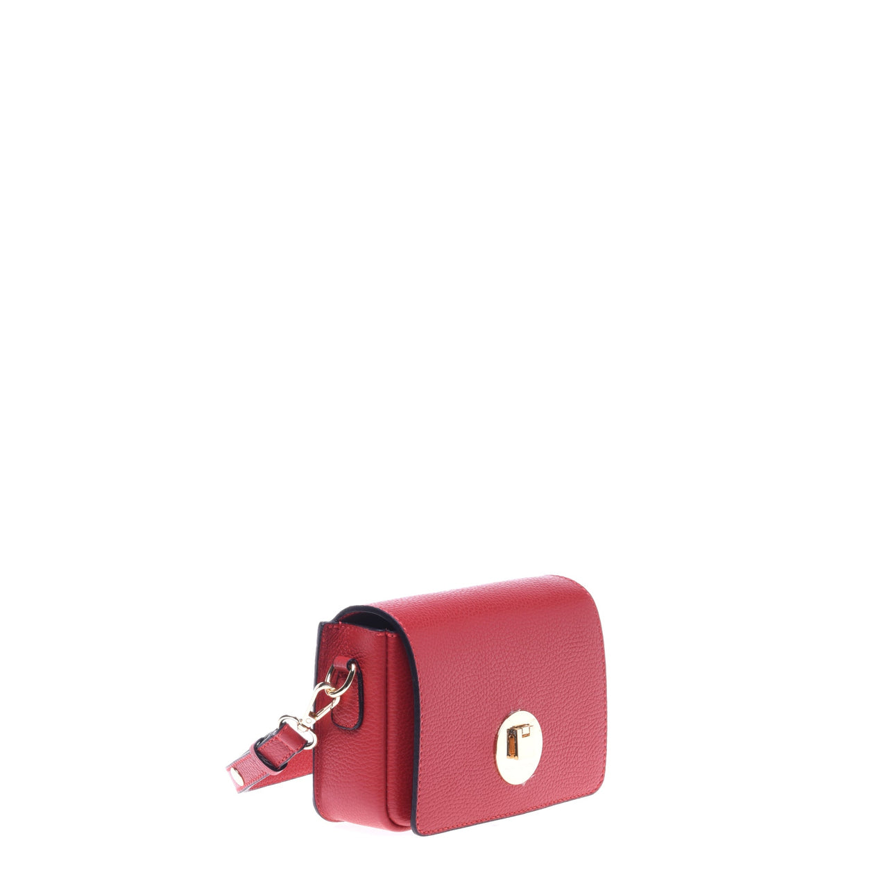 Baldinini Crossbody bag in red tumbled calfskin im Sale